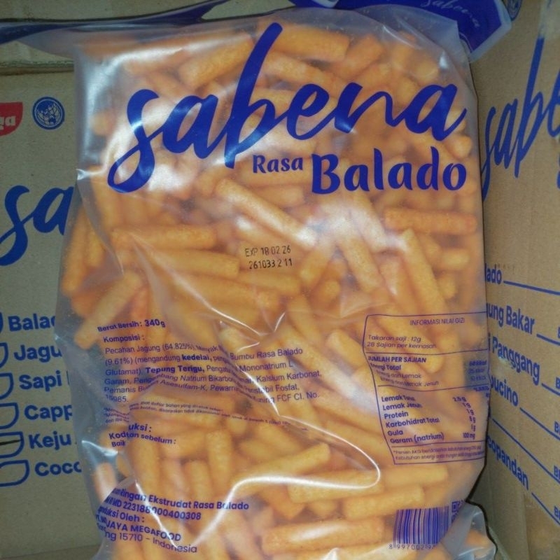 

CHIKI STIK JAGUNG CORN STIK SABENA SNACK ANEKA RASA SABANA