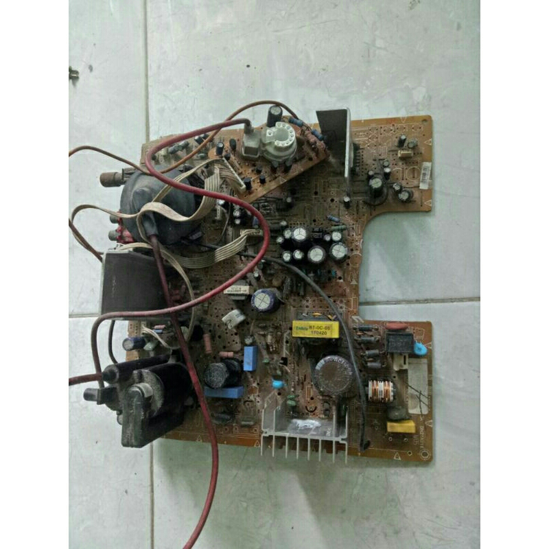 mesin tv polytron U-slim 21inch