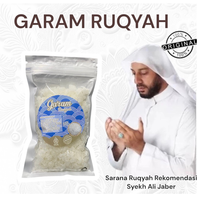 

(ORIGINAL) Garam Ruqyah Pelancar Rezeki | Solusi sulit Rejeki & sulit Jodoh 100gram