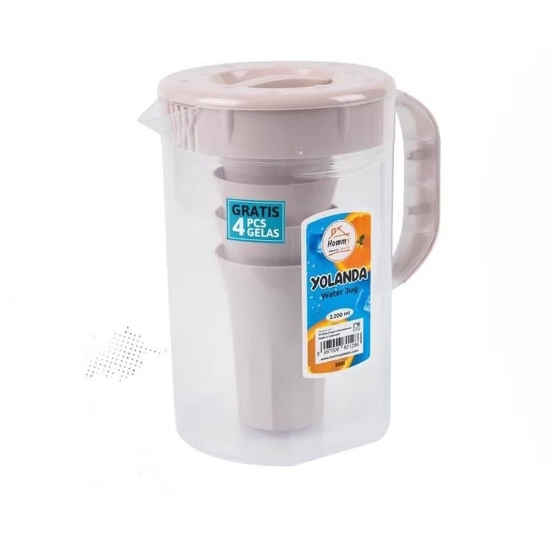 

02 Teko Plastik 2,2L Teko Air Minum