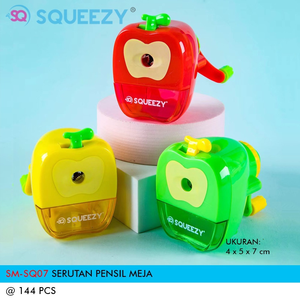 

Serutan Pensil Meja Motif [1 Pcs] / Rautan Pengserut Putar / Rawutan Serut SM-SQ07 / serutan meja