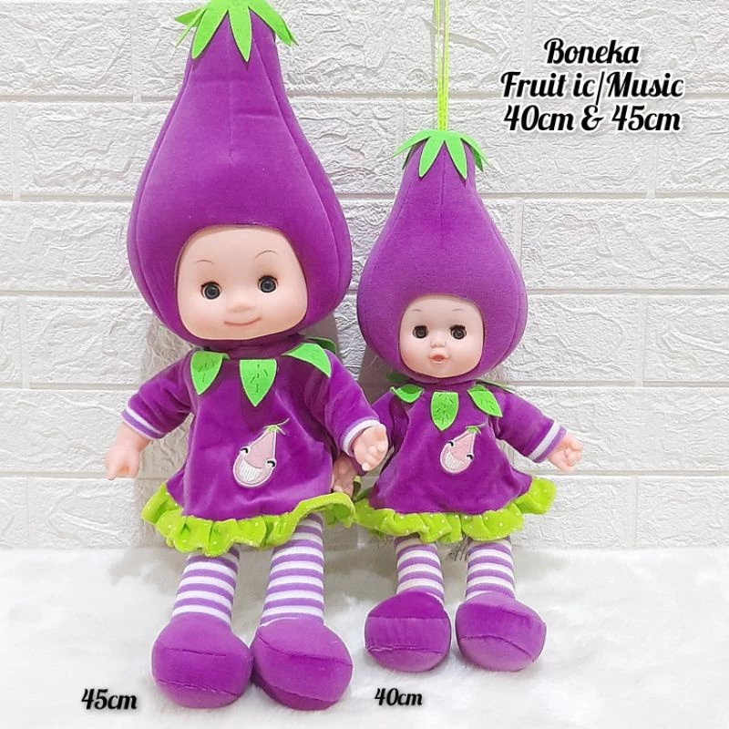 PRELOVED Boneka Girl Costume Fruit ic / Music / Boneka Fruit Music / Boneka Buah Buahan / Boneka Sus