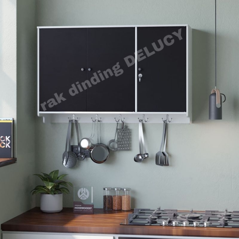 Lemari Dapur Gantung Minimalis 3 Pintu Lemari Dapur Lemari Dapur Tempel Dinding Terlaris Dan Modern 