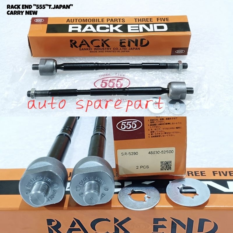 RACK END LONG TIE ROD SUZUKI NEW CARRY 2019 555 JAPAN ASLI ORIGINAL 48830-73R00/SR-S290