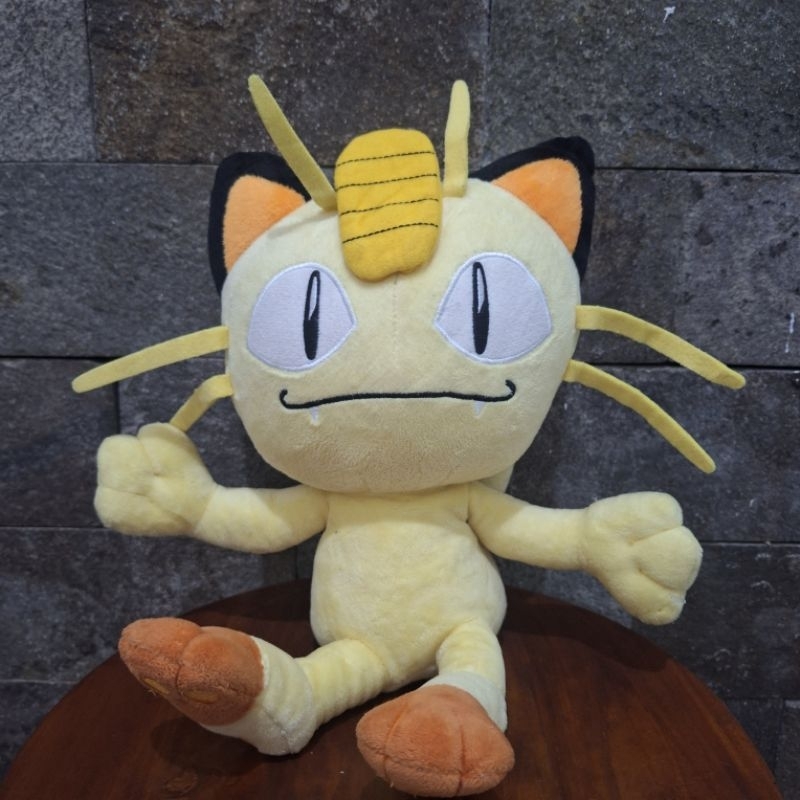 Boneka Meowth Pokemon Plush Tim Roket Kucing