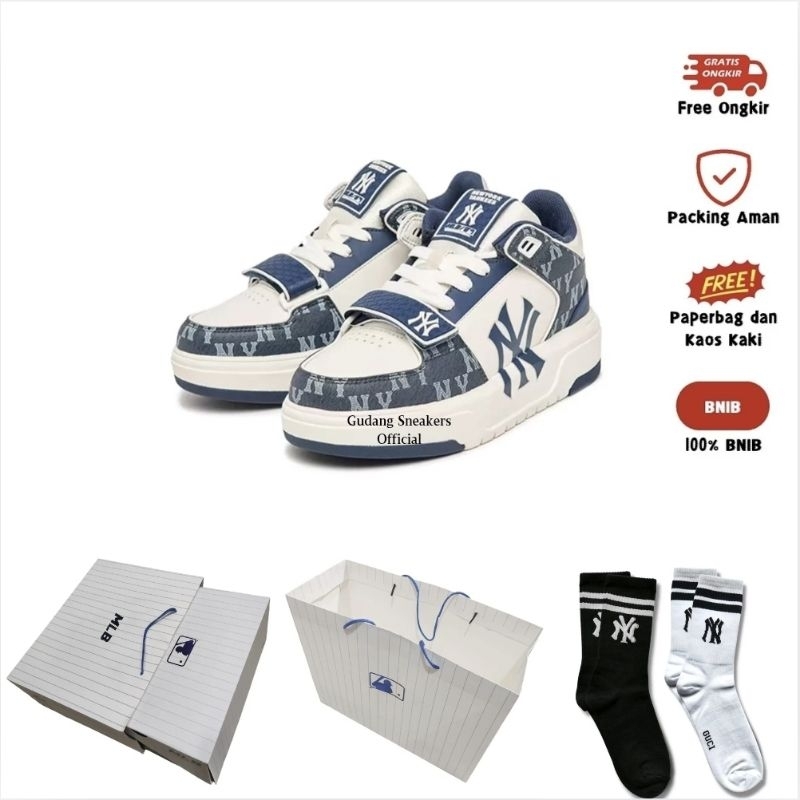 MLB Chunky Liner High NY Yankees Denim Navy