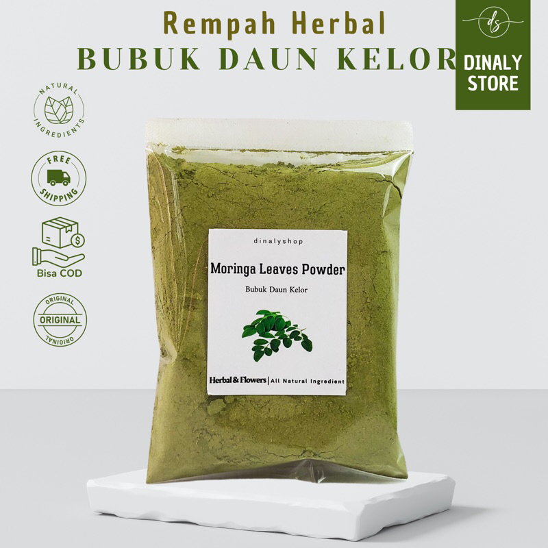 

BUBUK DAUN KELOR 100 GRAM | MORINGA LEAVES POWDER