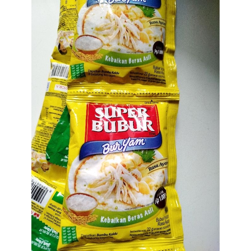 

Super bubur buryam renceng isi 10 pcs