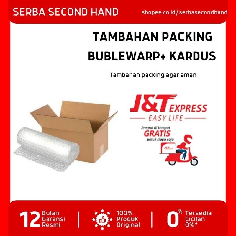 

TAMBAHAN PACKING BUBLE WARP + KARDUS