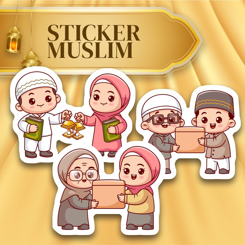 

STICKER MUSLIM / RAMADHAN / LEBARAN / IDUL FITRI / STIKER ANAK