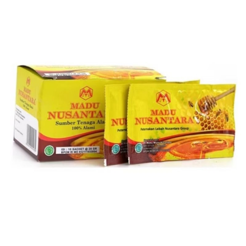 

Madu Nusantara 1 box 10 sachet @20gr