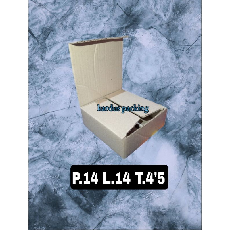 

kardus packing UK 14x14x4'5 kardus kecil kardus besar