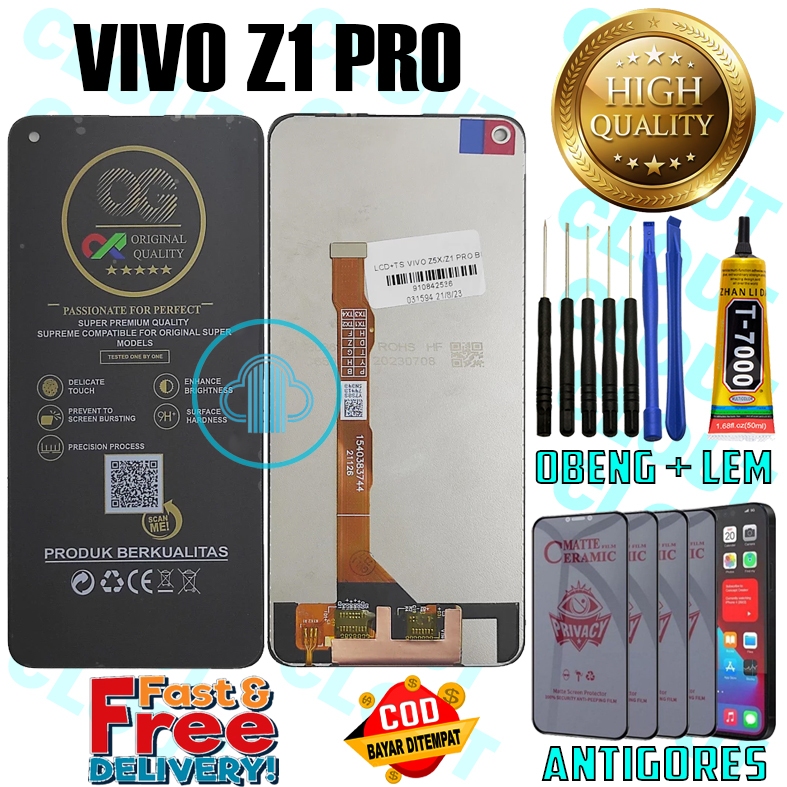 LCD TOUCHSCREEN VIVO Z1 PRO LAYARSENTUH ORIGINAL ORI ALL MEREK FULLSET