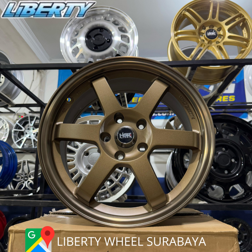 Jual Pelek TE37 R17 Pcd 5x114,3 Original HSR TOKYO Ring 17 Cocok Buat Hrv,Rush,Terios,Crv,Innova Dll