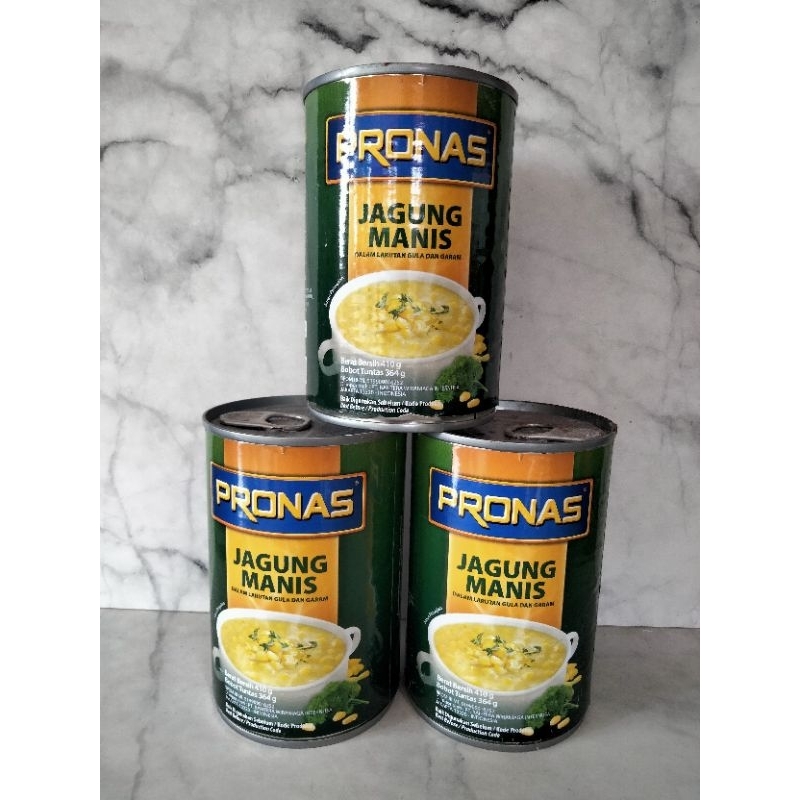 

Pronas Jagung manis netto 410gram(bobot kering 364grm)