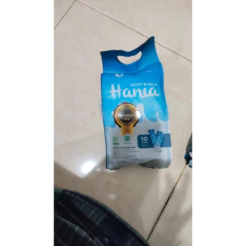 

Hania Susu kambing Fullcream, susu full cream hni