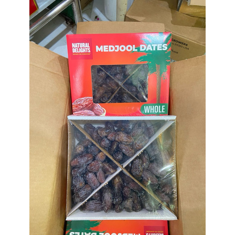 

2KG kurma medjool dates USA NATURAL DELOGHTS PREMIUM JUMBO riginal 2kg bobotnya