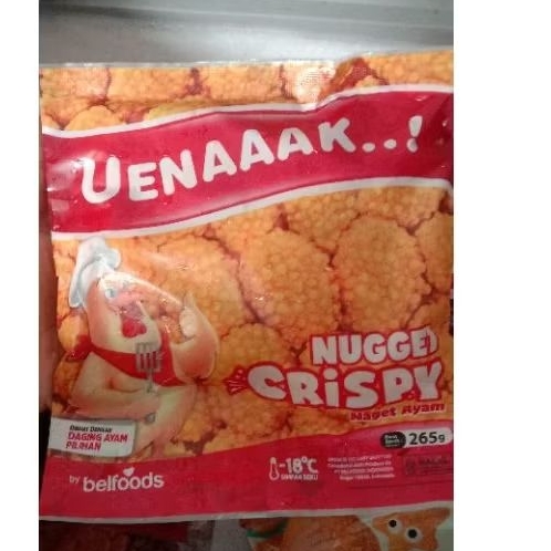 

naget crispy 265gr uenaaak belfoods