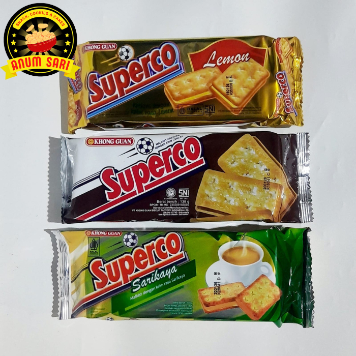 

Biskuit Khong Guan SUPERCO 138 Gram / Kue Kering - Anum Sari