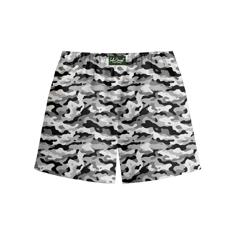 BEST SELLER 1 - BOXER PRIA WANITA | CELANA DALAM PENDEK KOLOR BOXSER PANTAI BAHAN KATUN CELANA ARMY