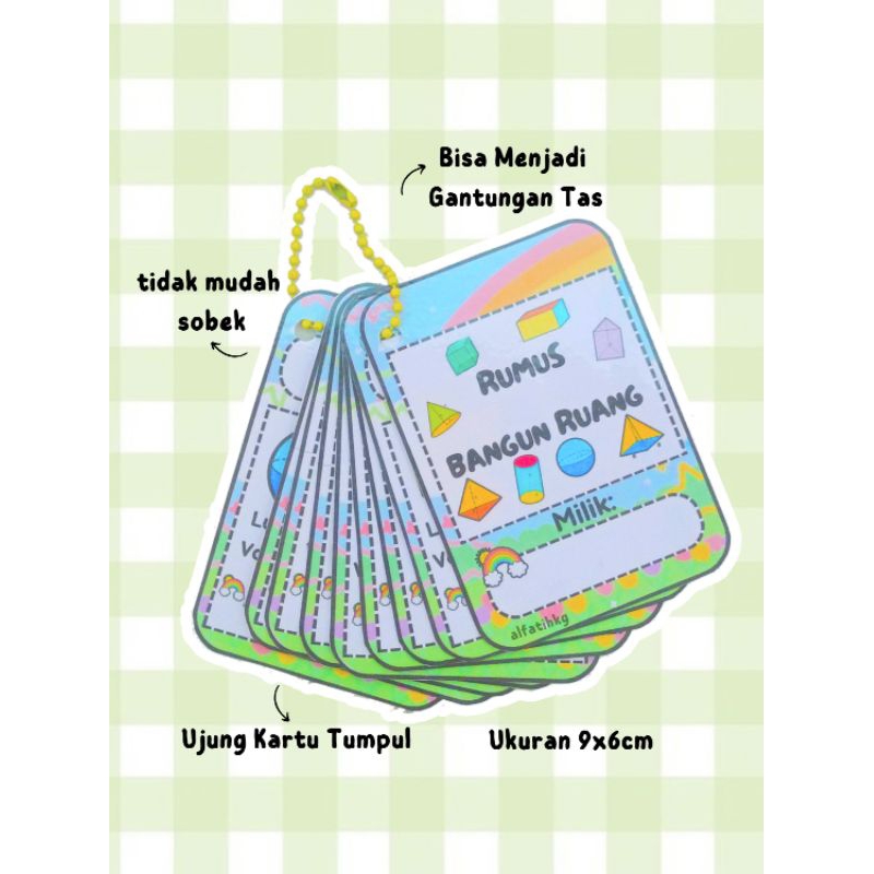 FLASHCARD RUMUS BANGUN RUANG
