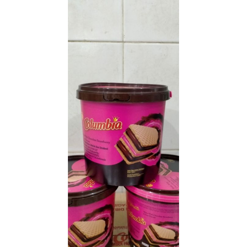 

TIMBA WAFER COLUMBIA TIMBA CHOCOLATE STRAWBERRY / CHOCO STRAW 250GR