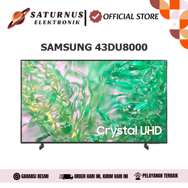 SAMSUNG 43DU8000 SMART TV 43 INCH CRYSTAL UHD 4K AU43DU8000 DU8000