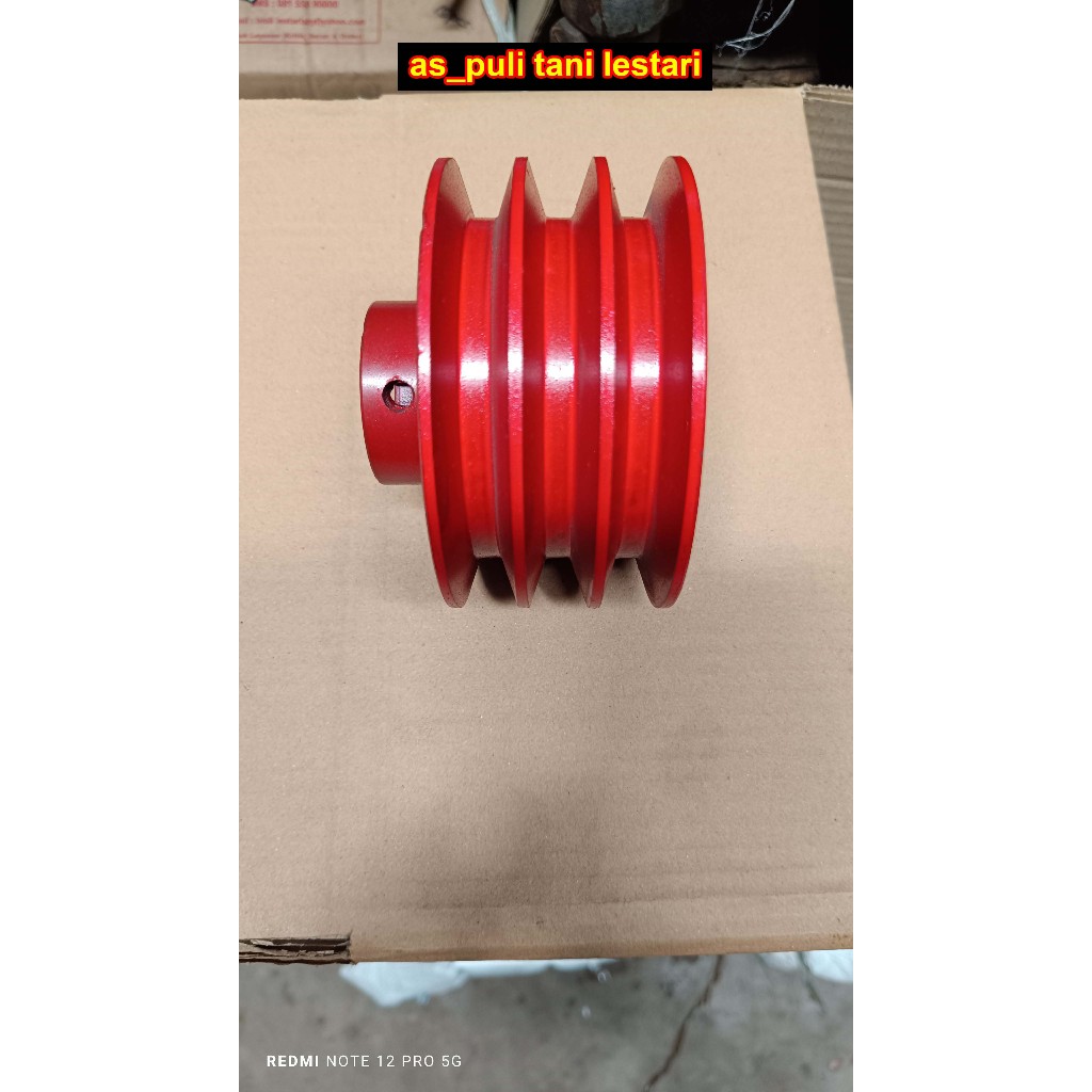 pully puli pulli poli pulley besi b3x4,5" as 28,25,30 as_puli tani lestari