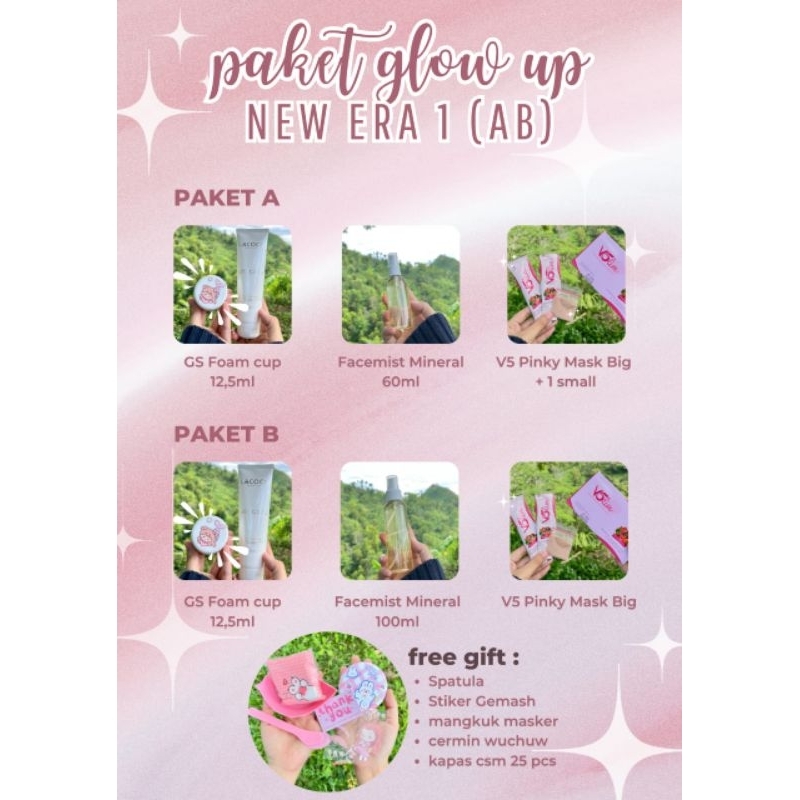 paket glow up new era || 1 (AB)