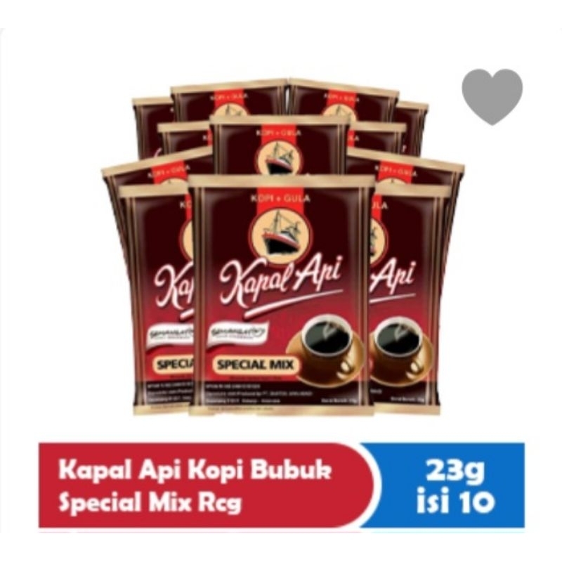 

kopi kapal api special mix 25gr 1 rcg 10pcs