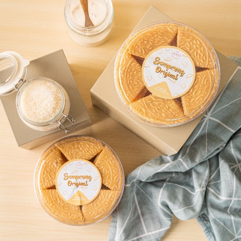 

Semprong Original / Loves Semprong Original Cemilan Kue Kering Toples