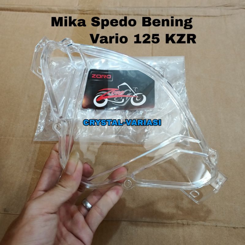Cover Mika Kaca Spedometer Honda Vario 125 Techno Old KZR Tahun 2012-2015/Penutup Kaca Spedometer Va