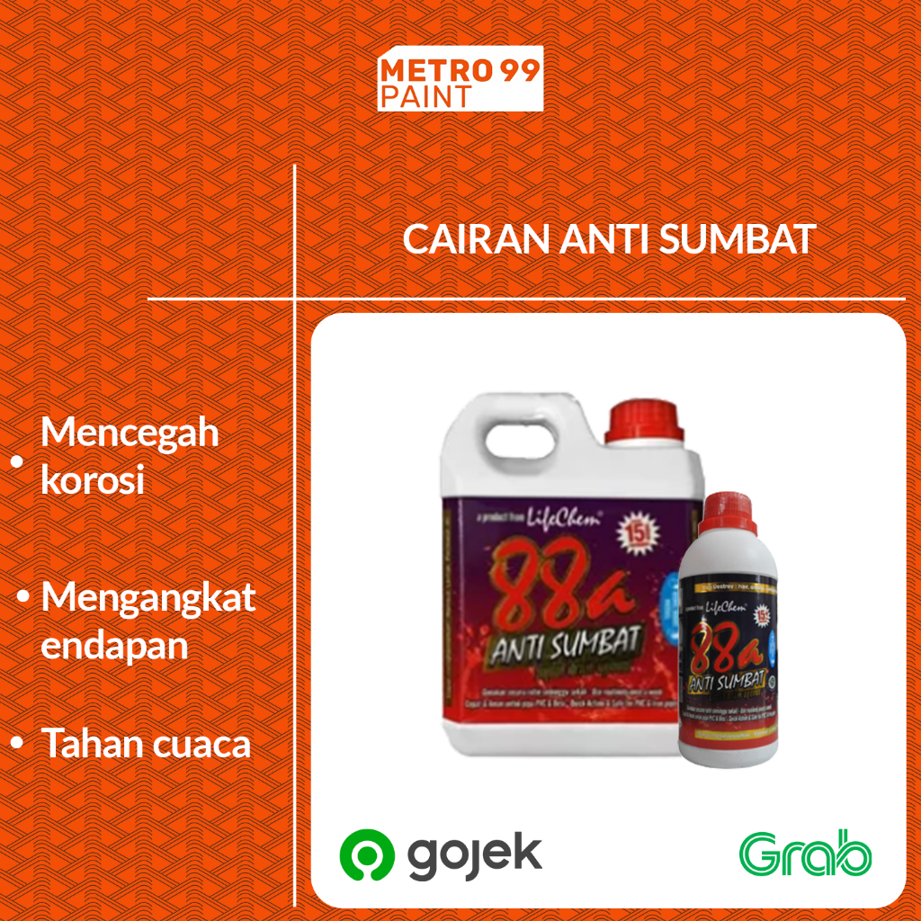 Cairan Anti Sumbat 88a 1250 gr & 550 gr