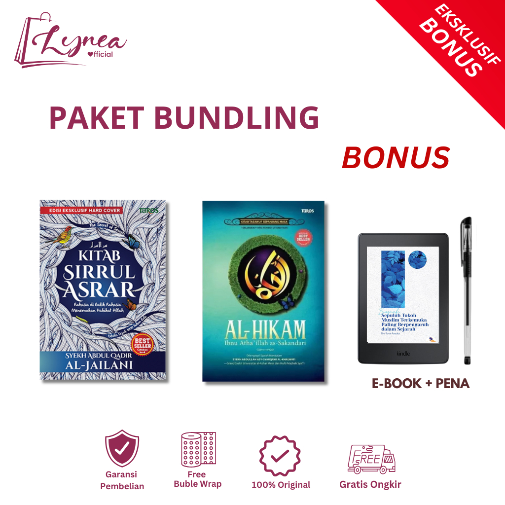 [PAKET HEMAT] Kitab Terjemahan Sirrul Asrar - Al-Hikam HC