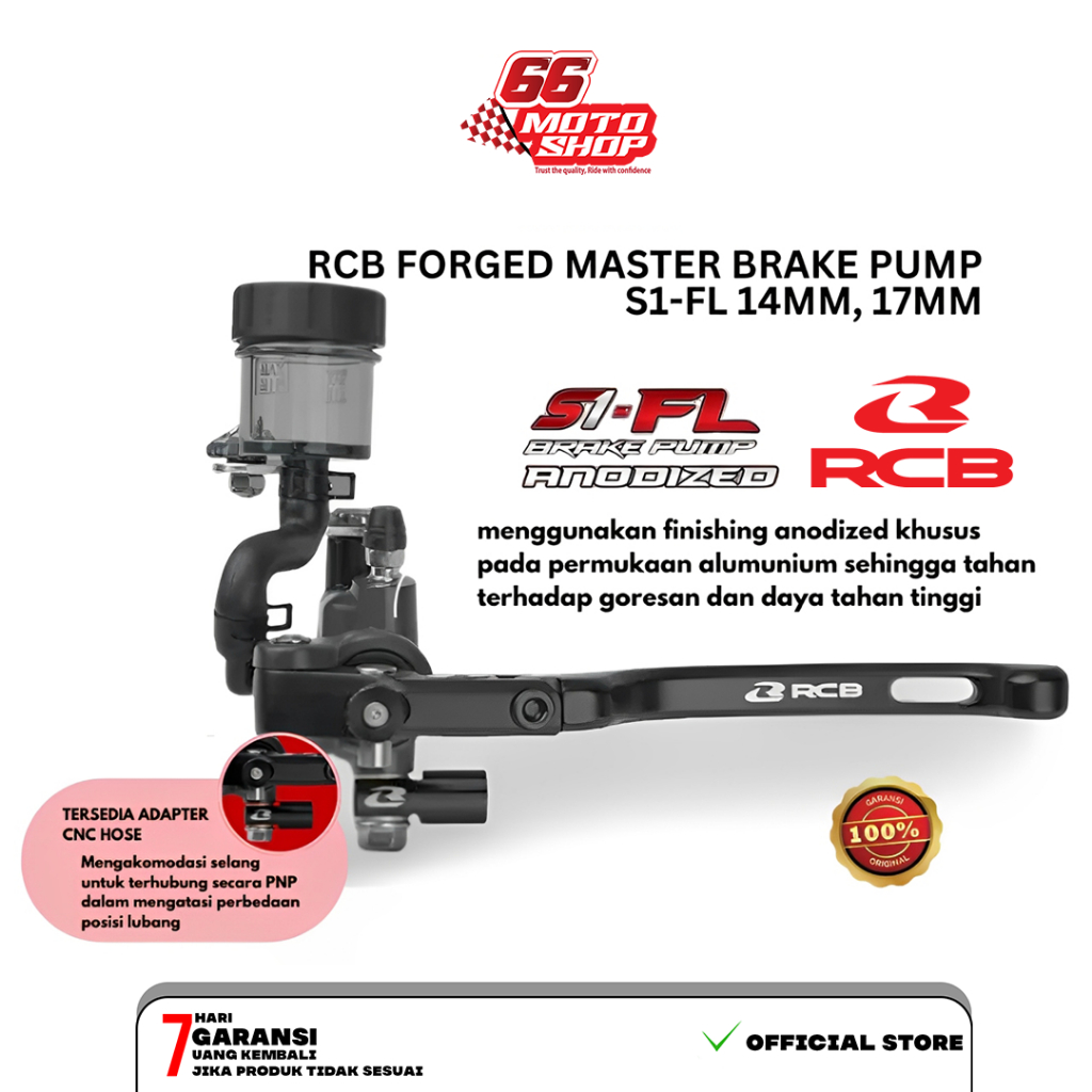 MASTER REM&HANDLE KOPLING/REM RCB S1FL FORGED RADIAL ORIGINAL NO KW