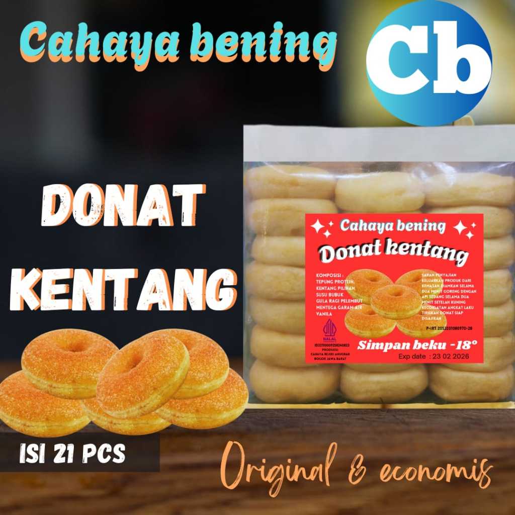 

RB Donat Kentang Mini Cahaya Bening