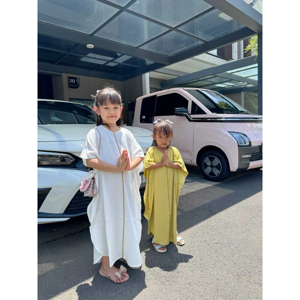 Kaftan Anak Perempuan Umur 8 9 Tahun Kaftan Kids Famies Gamies Ramadhan Bayi Gamis Lebaran Anak 5-10