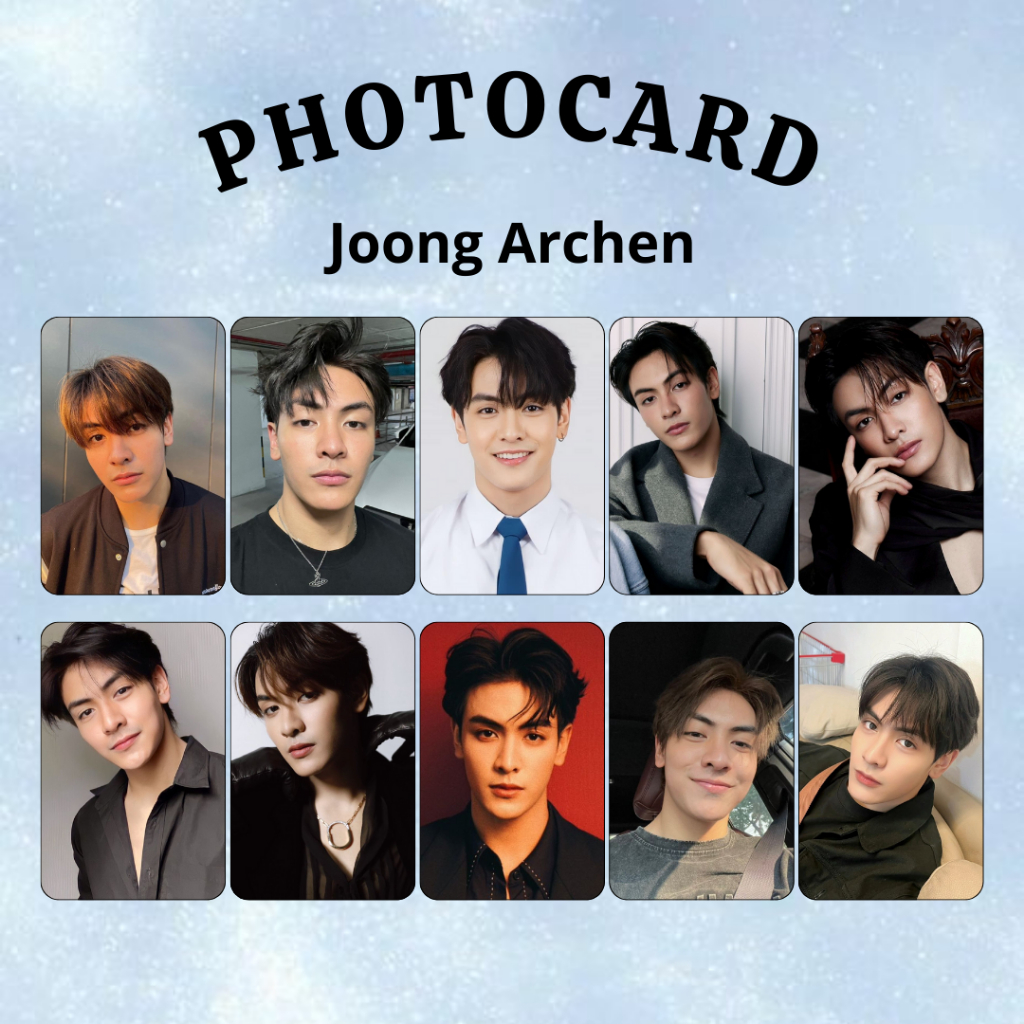 [25 PCS] Photocard Joong Archen Aktor Thailand Selca Aktor/Aktris Gmmtv ThaiBL Thaigl Domundi