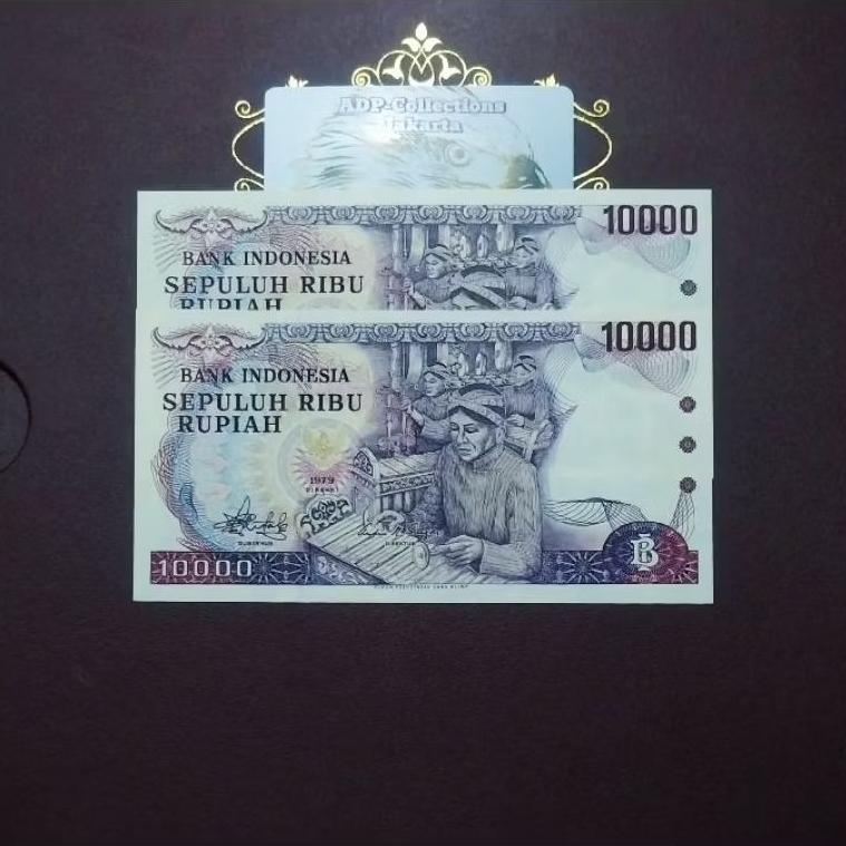 Uang kuno 10000 rupiah gamelan 1979