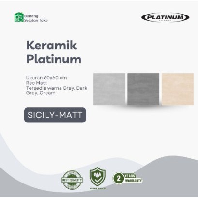 KERAMIK LANTAI PLATINUM SICILY 60X60 MATT ANTI SLIP