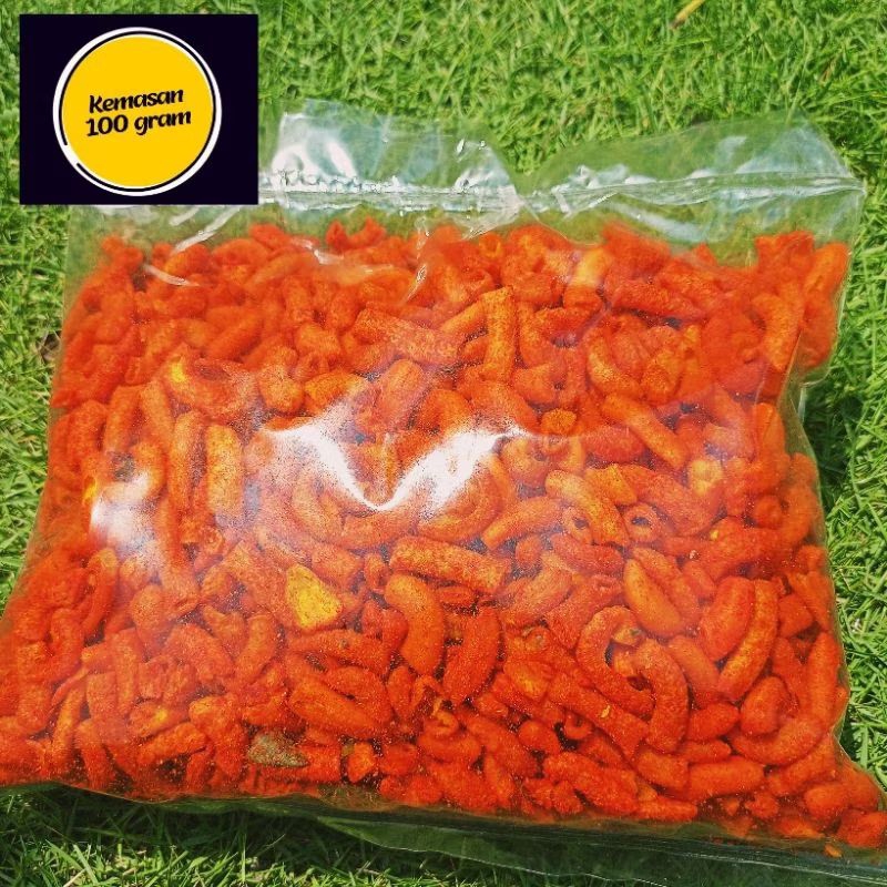 

Makaroni bantet pipa pedas gurih daun jeruk 100 gram viral