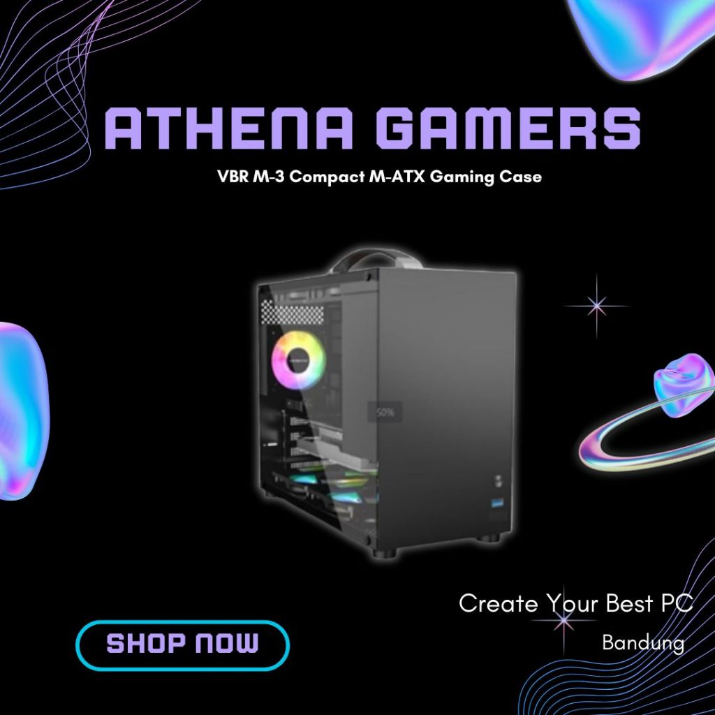 VBR M-3 Compact M-ATX Gaming Case | Athena Gamers