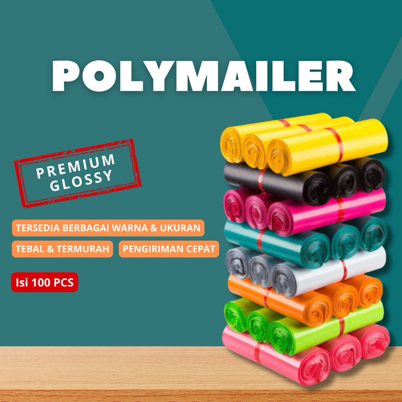 

Packaging Polymailer Premium Glossy , Tebal & Termurah | Isi 100 PCS ~ Plastik Packing | Plastik Online Shop
