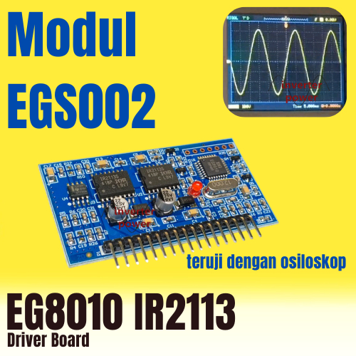 Tested Oscilloscope Original Pure Sine Inverter Driver Board egs002 Egs002 EGS002 EGS 002 EG8010 new