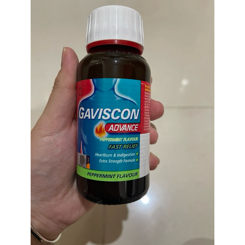 Gaviscon Advance Liquid 150ml Peppermint Fast Relief exp 2027