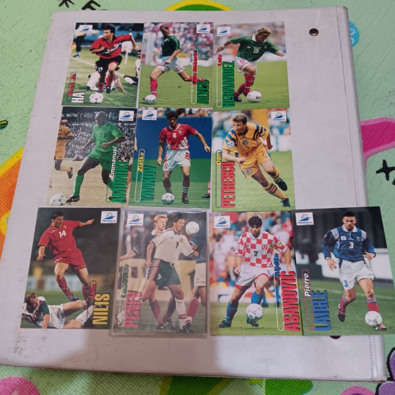 kartu bola panini world cup 98 base