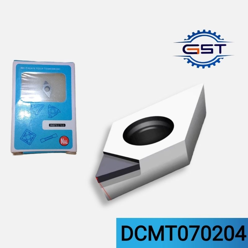 Insert PCD diamond DCGT 070204 PCD diamond kinclong new pahat bubut aluminium kinclong baru original