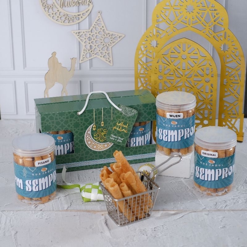 

GIFT BOX / HAMPERS KUE LEBARAN YM SEMPRONG KUE KERING IDUL FITRI | RENYAH, HOMEMADE