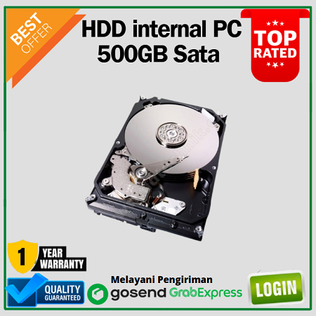 HARDDISK 500 GB SATA 1TB SATA BARU ( HDD INTERNAL PC)