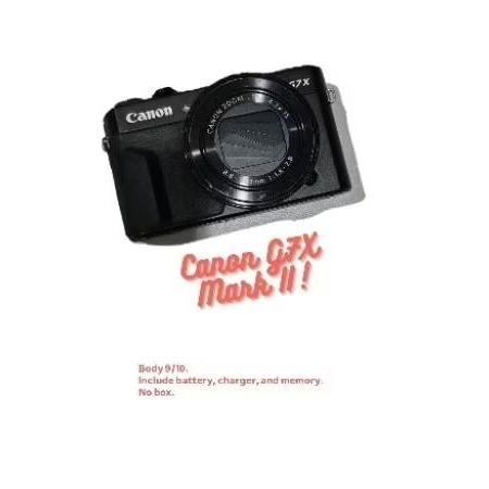 Canon G7X Mark II [SECOND]